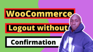WooCommerce-logout-without-confirmation