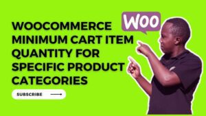 Minimum cart item quantity for specific product categories
