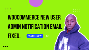 woocommerce new user admin mail fixed